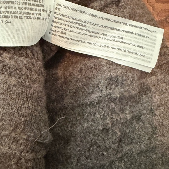 Abercrombie & Fitch Brown Cable Knit Button-Front Cardigan - Picture 6 of 6